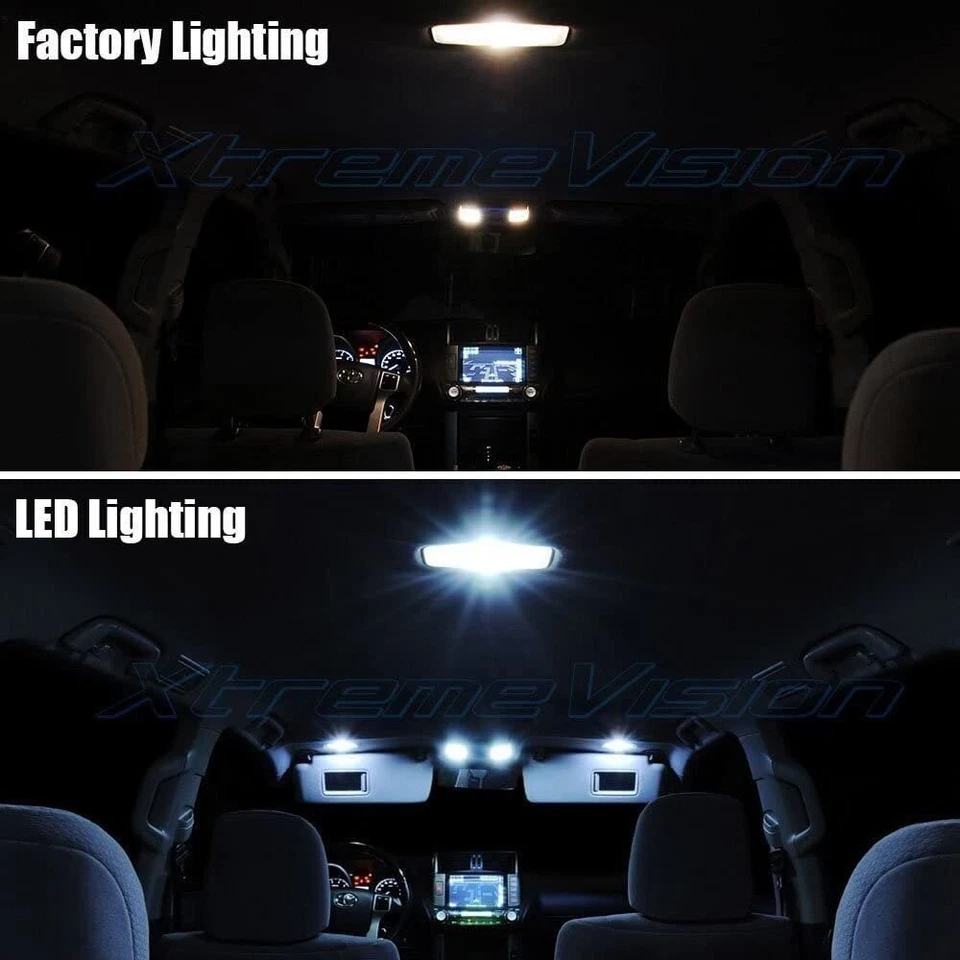 LED interior Xtremevision para Honda Element 2003-2011 (4 piezas) blanco frío... Foto 2 de 4