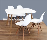Mmilo Eiffel Inspired Contemporary Dining Table And Chairs Set Squre-120 X 80cm Mmilo Eiffel Inspired Contemporary Dining Table And Chairs Set Squre-120 X 80cm