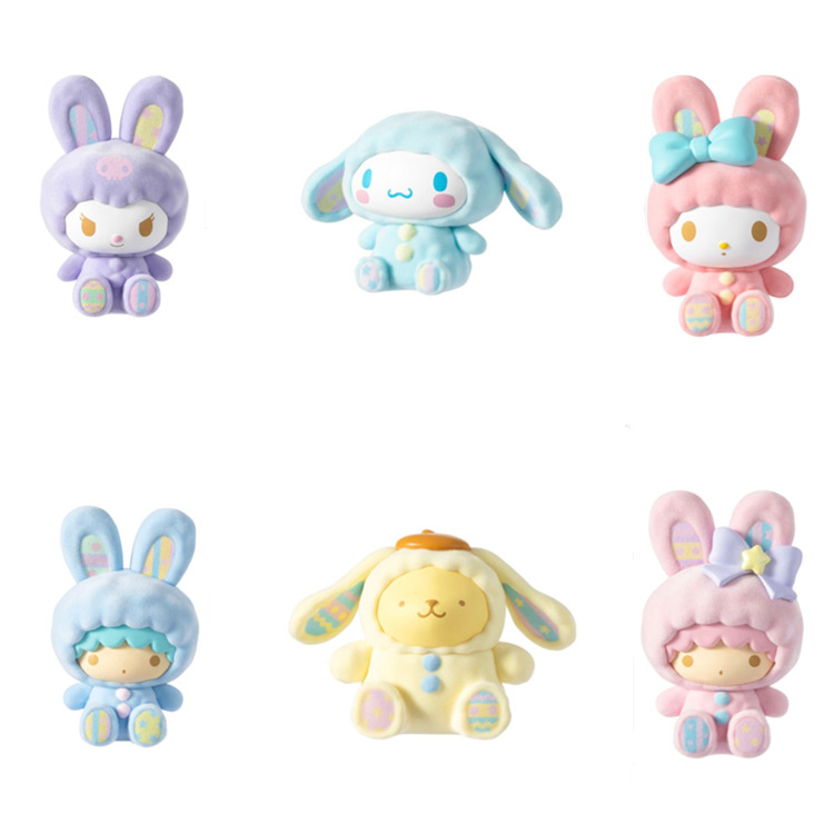 MINISO Sanrio Personagens Série Coelho Fofo Confirmado Figura Caixa Cega  QUENTE