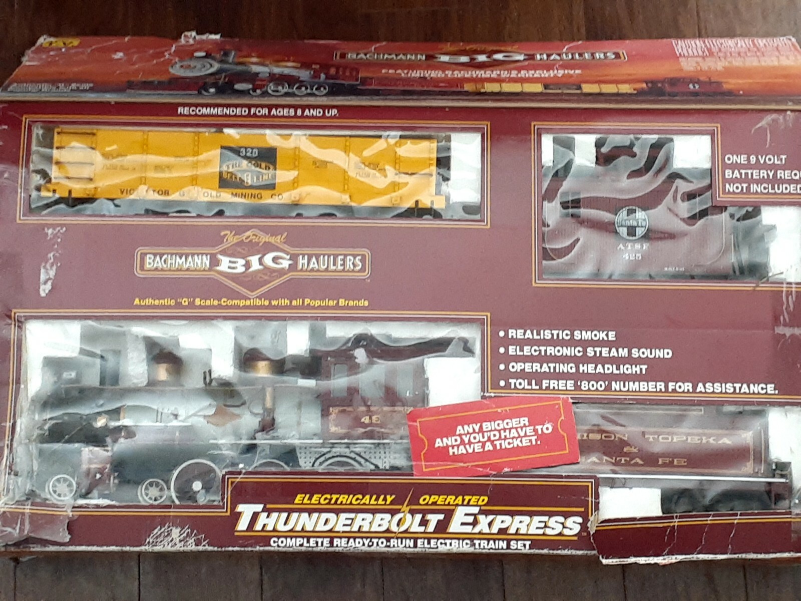 bachmann big haulers thunderbolt express