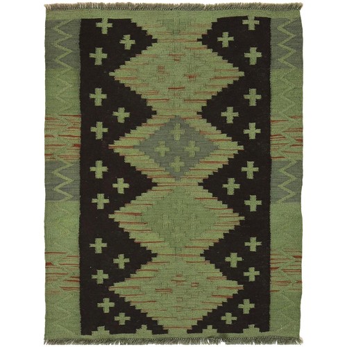 Amazing Flat Weave Kilim Small Orientals Woolen Tribal Area Rug 117x84 cm B29223 - Picture 2 of 8