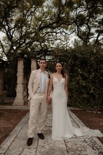 Rosa Clara/ Adriana Atlier Brautkleid, 'Helga', Größe UK 8/ EU36 UVP 1.600£