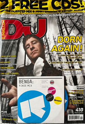 DJ Mag.Com Magazin +2 CD, 10-2008 UK, Josh Gabriel, Techno House Electro