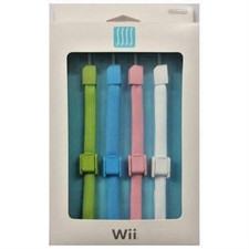 Wii Remote Wrist Strap - Multicolor Pack of 4 