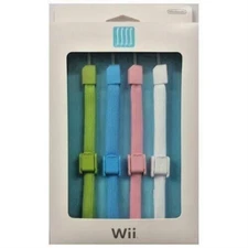 Wii Remote Wrist Strap - Multicolor (Pack of 4)