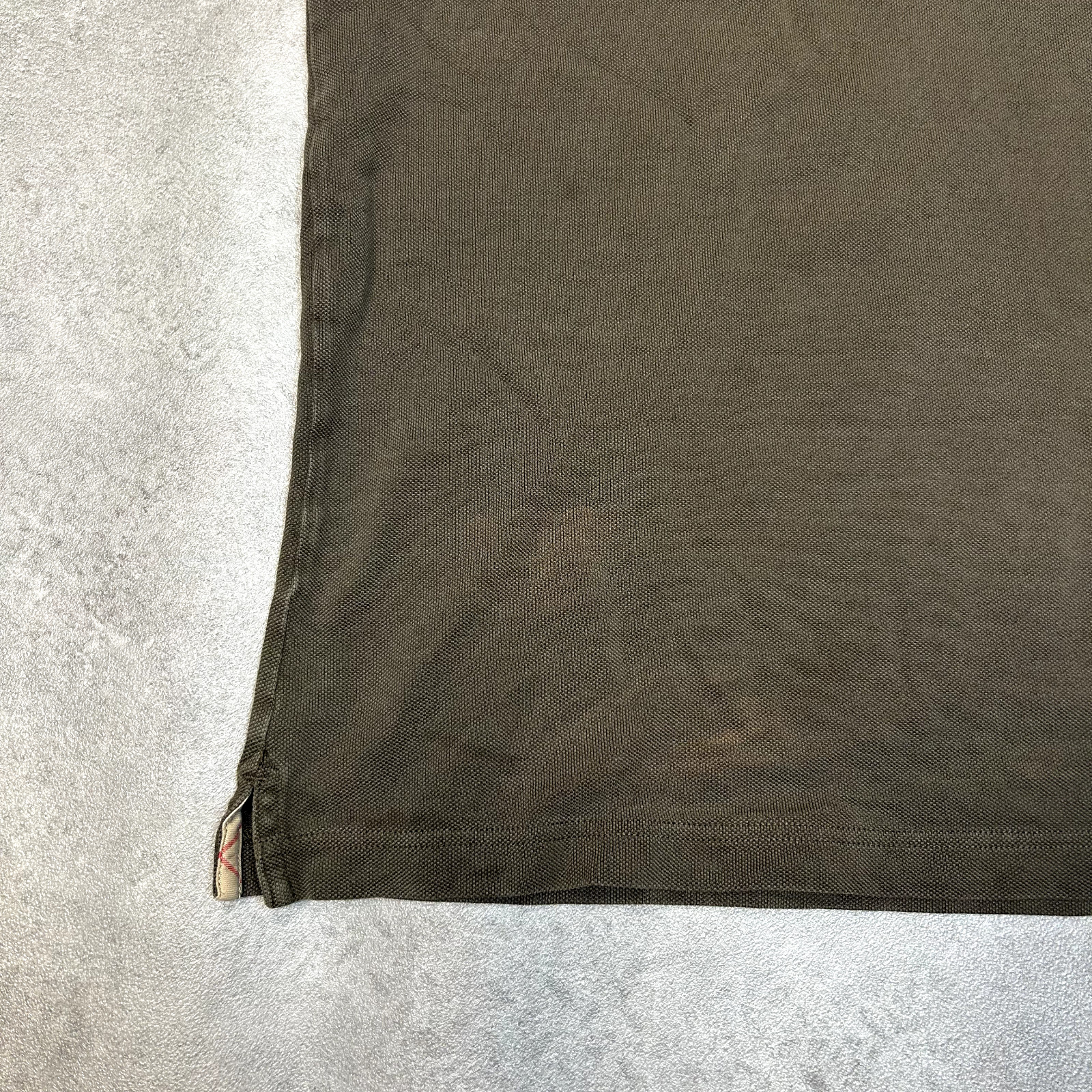 Burberry London Polo Shirt Mens Large Designer Short Sleeve Cotton Top, Olive image 6
