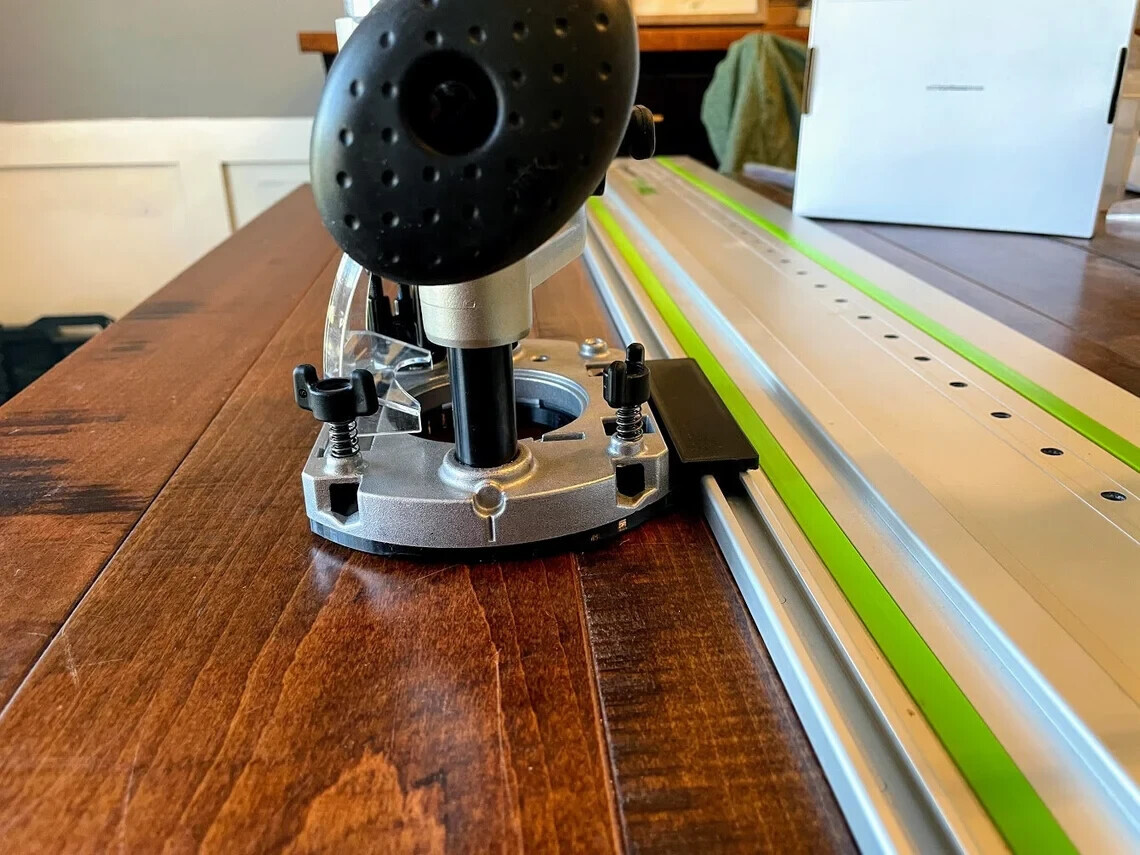 Makita Plunge Base Router Adapter to Festool Guide Rail - XTR01Z & RT0700C