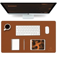 Leather Desk Mat Small Office Desk Pad Computer Desk Mat Laptop Mat for Desk ...