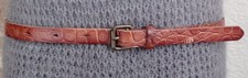 Ceinture vintage unisexe cuir marron Scotch and Soda Amsterdam Couture 107 cm