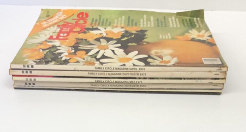 1976 Family Circle Magazine Lot of 5 - Picture 2 of 2