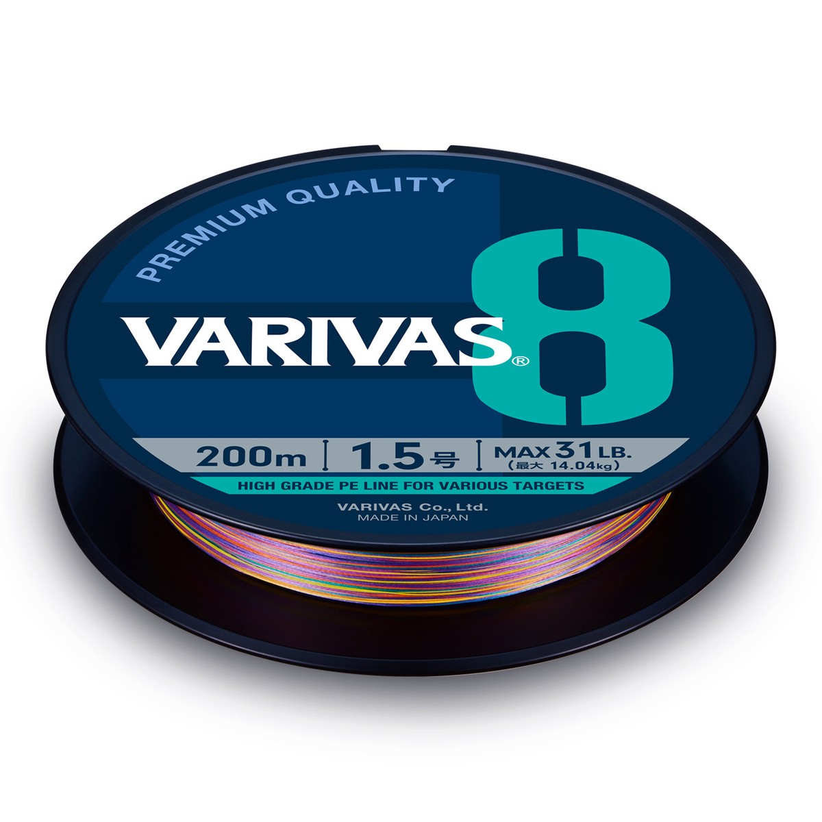 VARIVAS PEライン 0.15号 30m 株式会社バリバス（VARIVAS）｜VARIVASわかさぎ PE イエロー・パープル