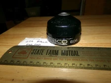 606 FISHING REEL LINE CAP BLACK  IN GOOD SHAPE-MODEL#606 KR GWK1 LOT#RF