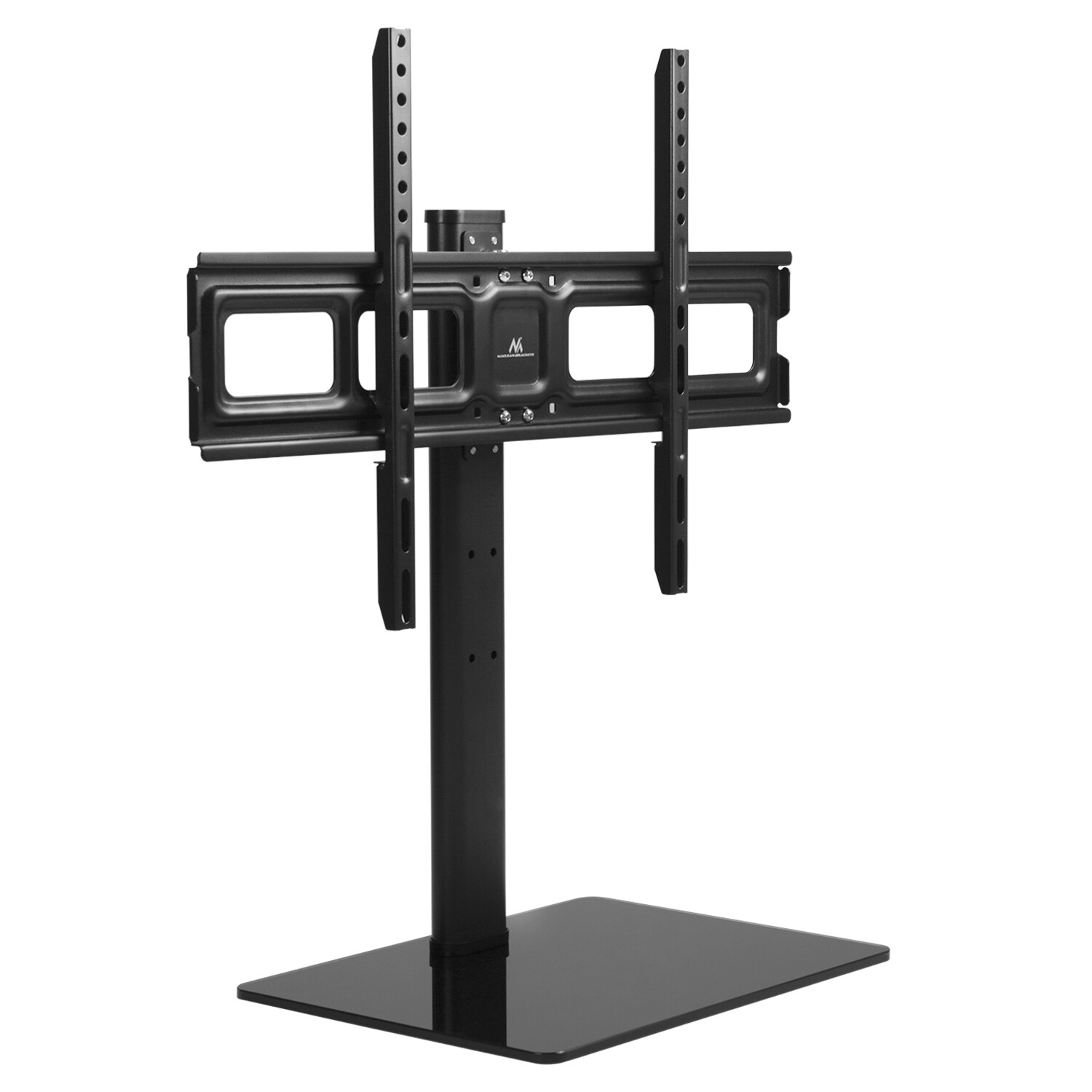 Support TV universel Maclean pour salon familial MC-386 fixation VESA 600x400 sur mur en brique