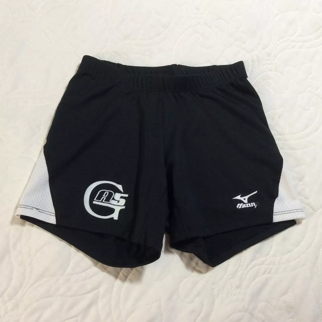 Mizuno Girl's Women's Size XS (20 x 4) Black Volleyball Spandex Shorts Made  USA!