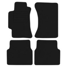 Velours Fußmatten für Subaru Impreza II Bj. 2001 – 2007 Automatten SCHWARZ PREM