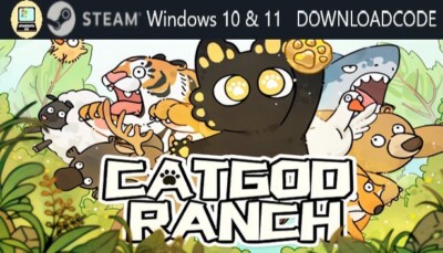 NEU PC Computer Spiel Cat God Ranch für Windows 10 11 STEAM Download Code Key