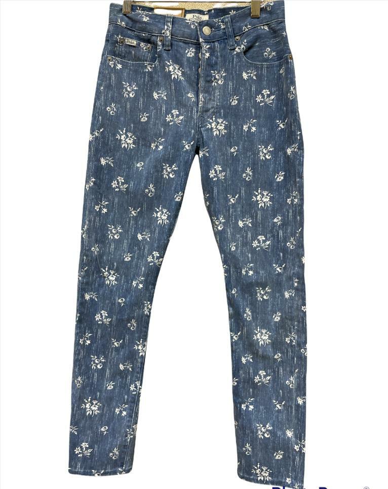 POLO RALPH LAUREN BLUE CALLEN HIGH-RISE SLIM JEAN, Size 29