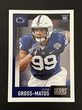 2020 Panini Score YETUR GROSS-MATOS RC #340