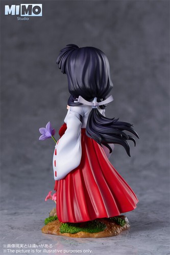MIMO Studio Inuyasha Kikyo Childhood Series Anime Statue Resin Model 16cm New - Picture 3 of 8