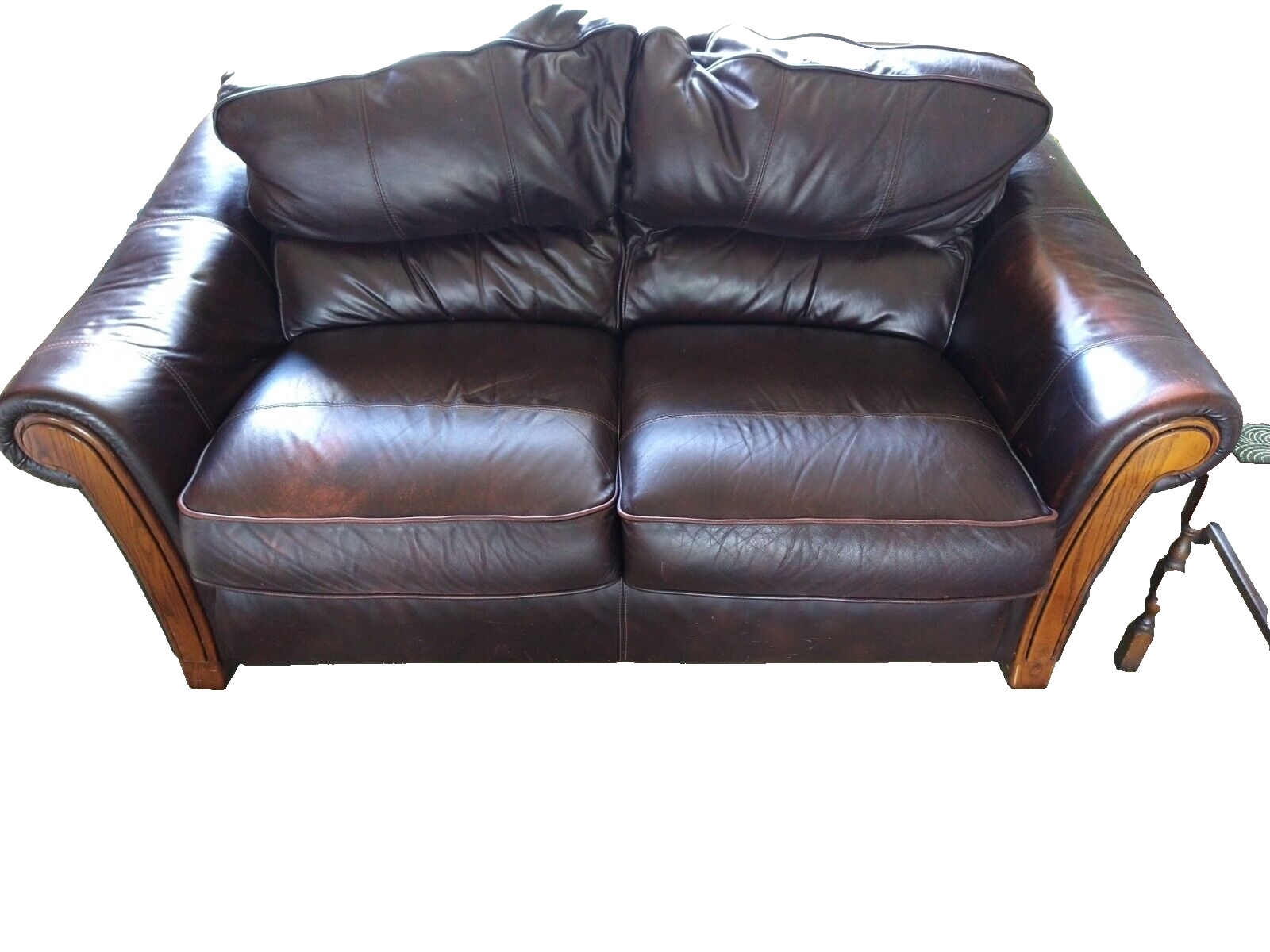 2 and 3 Seater Brown Leather Sofas eBay