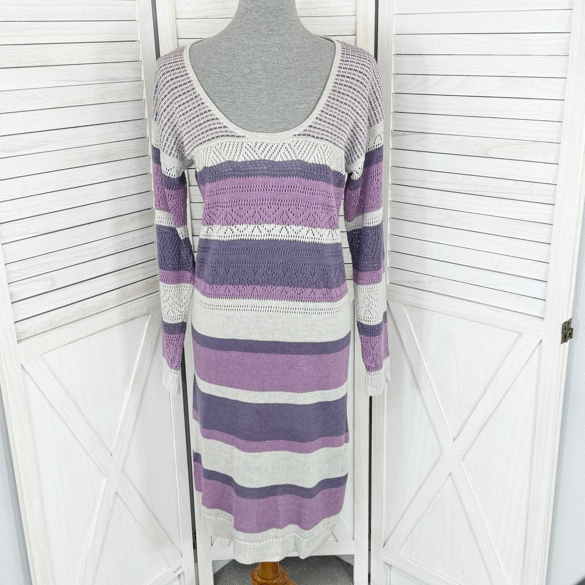 nikola knit dress Nicola Knit Twofer Midi A-Line Sleeveless Dress main image 1