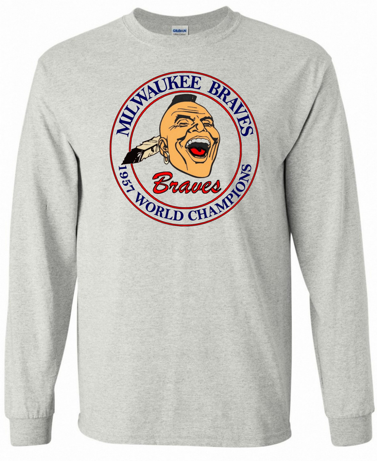 milwaukee braves t shirt