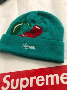 supreme cherry beanie
