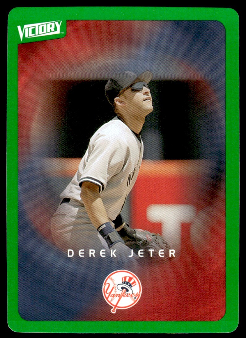 2003 Upper Deck Victory Tier 1 Green Derek Jeter New York Yankees #54 R53