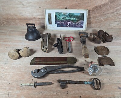 Vintage Junk Drawer Group Lot Estate Mix Trinkets Collectibles Random Assorted