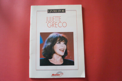 Juliette Greco - Livre d´Or . Songbook Notenbuch. Piano Vocal Guitar PVG