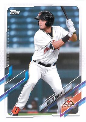 Hunter Bishop RC 2021 Topps Pro Debut MiLB Baseball Rookie Card