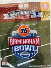 NCAA Football 2023 Birmingham Bowl Troy v Duke Jersey Patch76 Logo FREESHIP