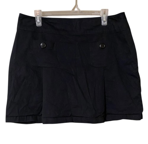 Dressbarn Skort Damen 14 schwarz Reißverschluss Rock Shorts adrette Schulmädchen Goth bequem - Bild 11 von 16