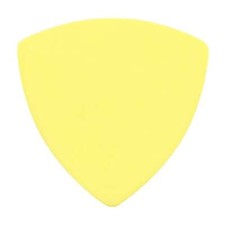 Delrin Yellow Guitar Pick - 0.73mm Medium Made In USA 346 Rounded Triangle Shape