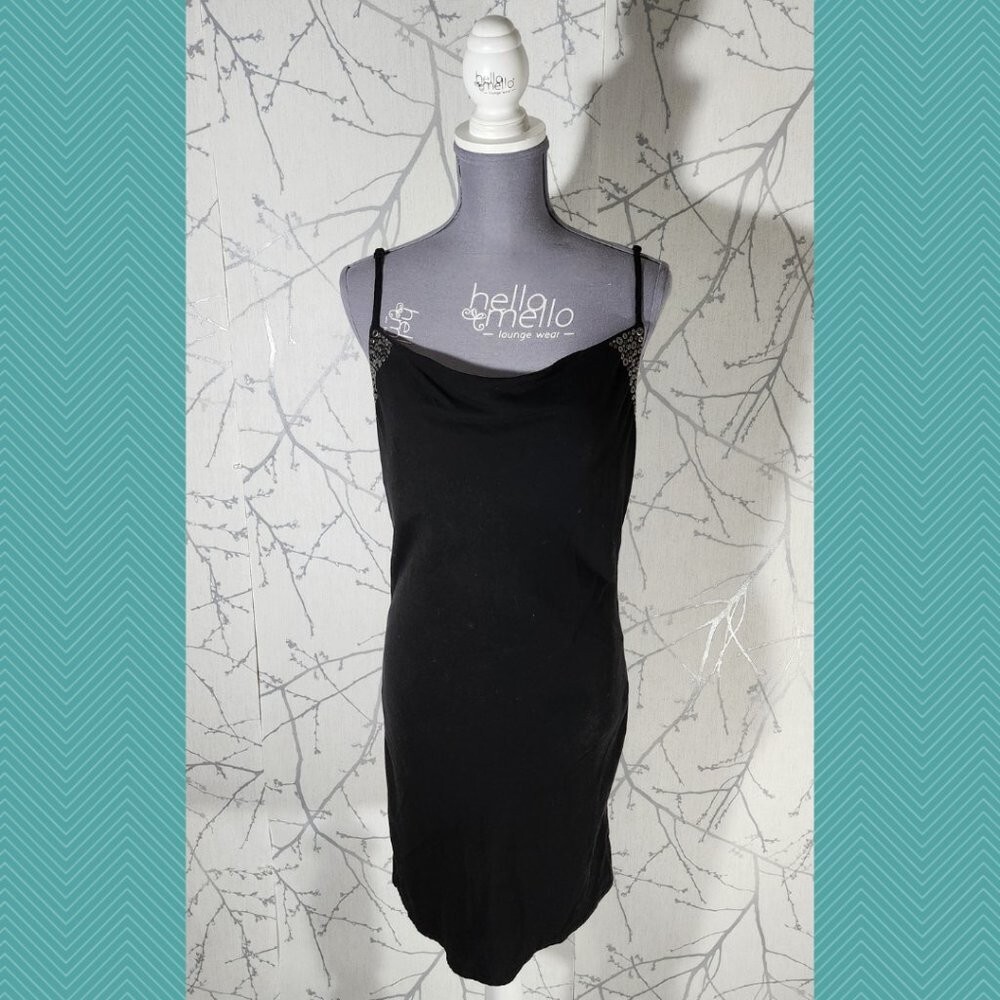 Diesel Black Gold Metallic Detail Strappy Cowl Neck Slip Dress | Women's XS  | eBay