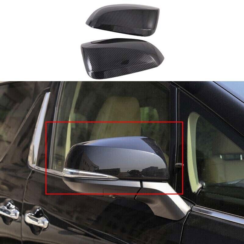 2015-2022 Toyota Alphard Carbon Fiber Rear View Mirror Cover Trim, 2pcs