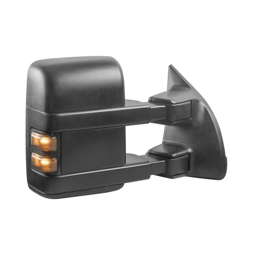 Pair Power Heated Smoke Tow Mirrors For 99-07 Ford F250 350 450 550 Super Duty - Picture 9 of 10