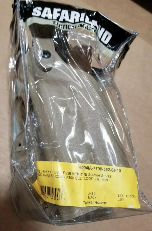 Safariland 6004IA-7700 Dropleg Holster LH SIG P226 MK25 w SureFire X200 300 - Image 3 of 4