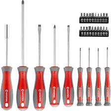 29Pcs Screwdriver Tool Set with Magnetic Tips, Phillips, Flat, Precision Drivers