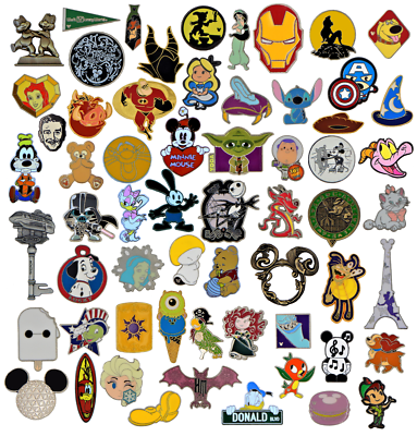DISNEY PARKS PIN TRADING 2012 （7個セット） 25 Assorted Disney Park Pin Trading Lot Authentic Brand New Pins