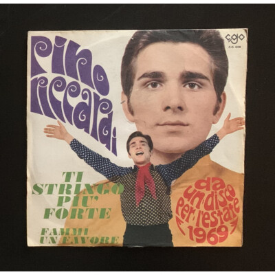 Pino Riccardi Vinile 7'' 45 giri Ti Stringo Più Forte / Fammi Un Favore Nuovo