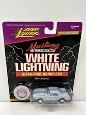 Rare Johnny Lightning Mustang Classics 1967 Shelby GT White Lightning Chase Blue