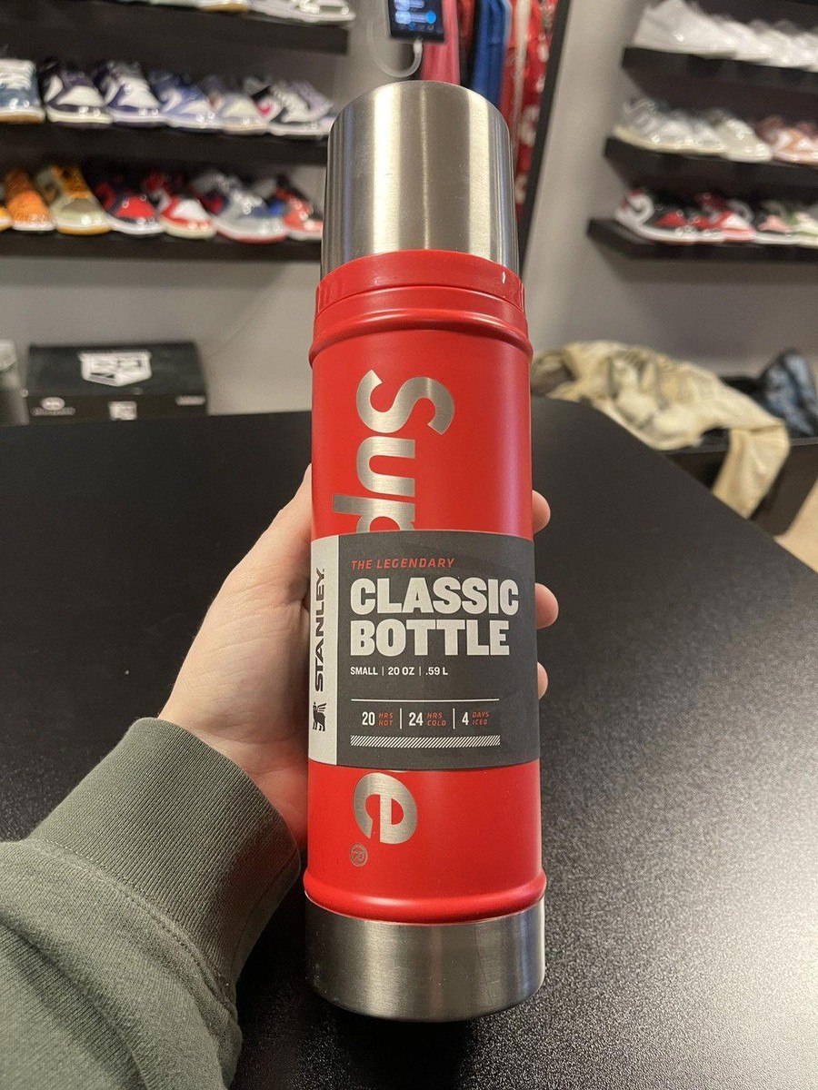 FW19 SUPREME STANLEY 20 OZ BOTTLE (RED) CLASSIC WATER BOTTLE | eBay