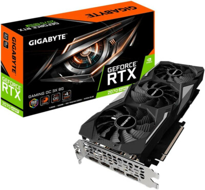 GIGABYTE GeForce RTX 2070 Super Windforce OC 3X 8GB GDDR6 Graphics Card