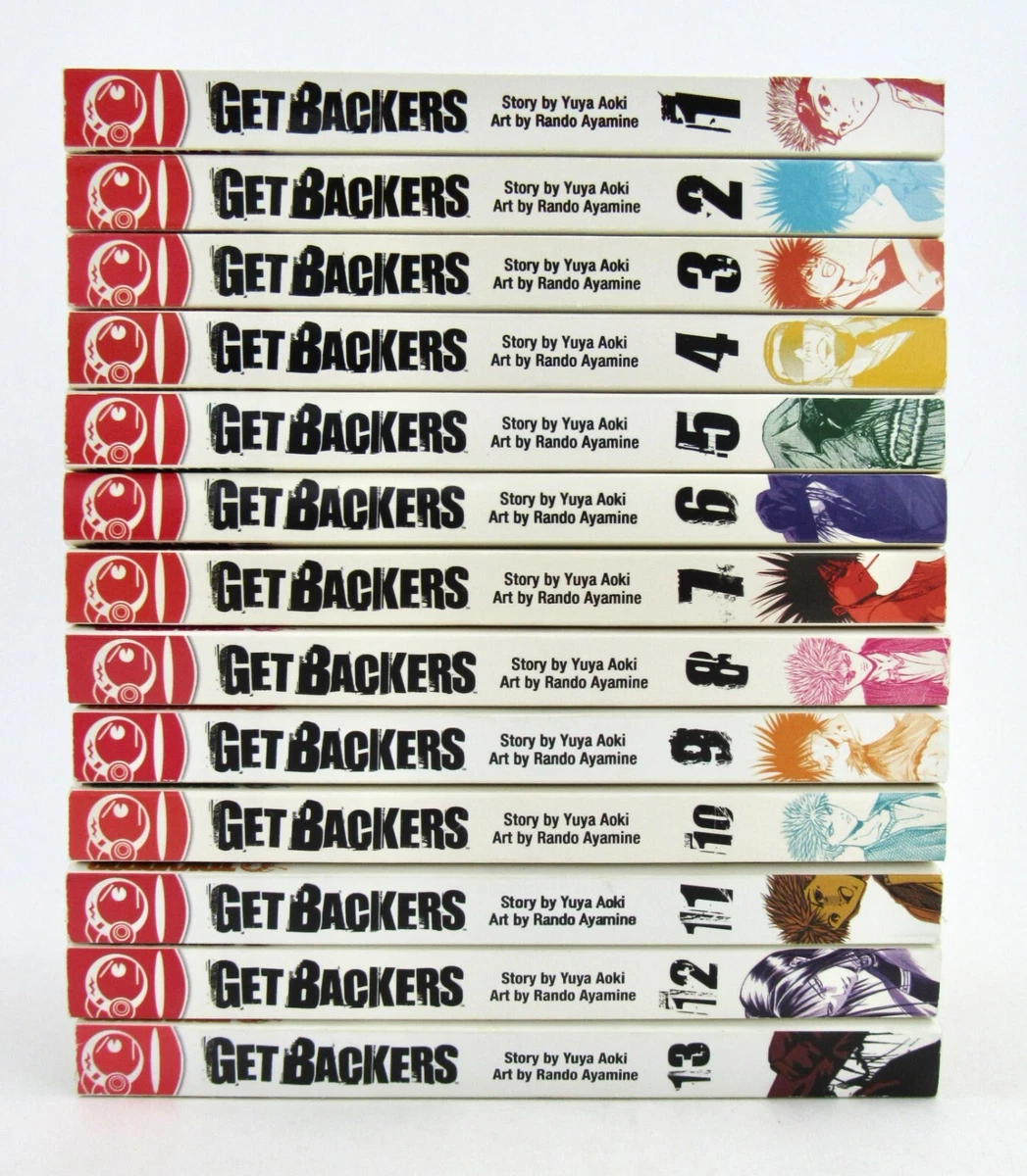 Getbackers Manga Lot 11 Volumes 1 to 11 Rando Ayamine Yuya Aoki English PB  OT