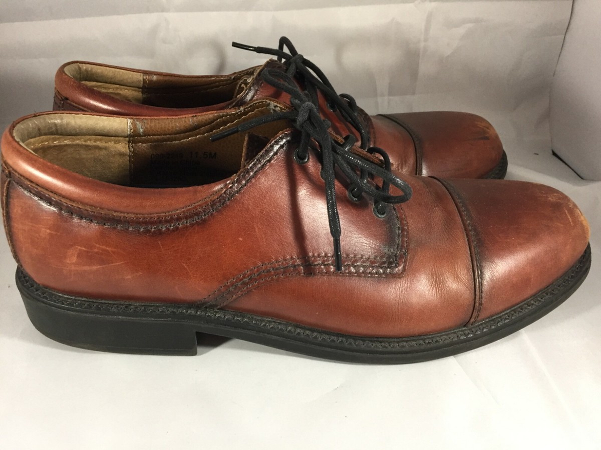 Dockers Mens Dark Brown Leather Lace Up Oxford Dress Shoes Size‎ 11.5 Dockers Men main image 3