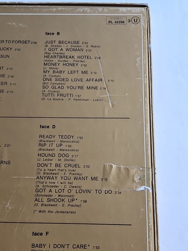 ELVIS PRESLEY Self Titled RCA PL-42298 3XLP Coffret Box Set Import France Rare - Picture 4 of 12