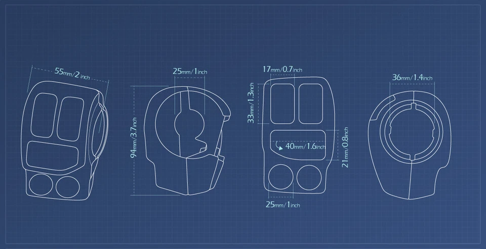 Carcasa de interruptor cromada de pago de servicio estadounidense para Harley Street Glide 2017 (EFI) - FLHX Foto 2 de 4