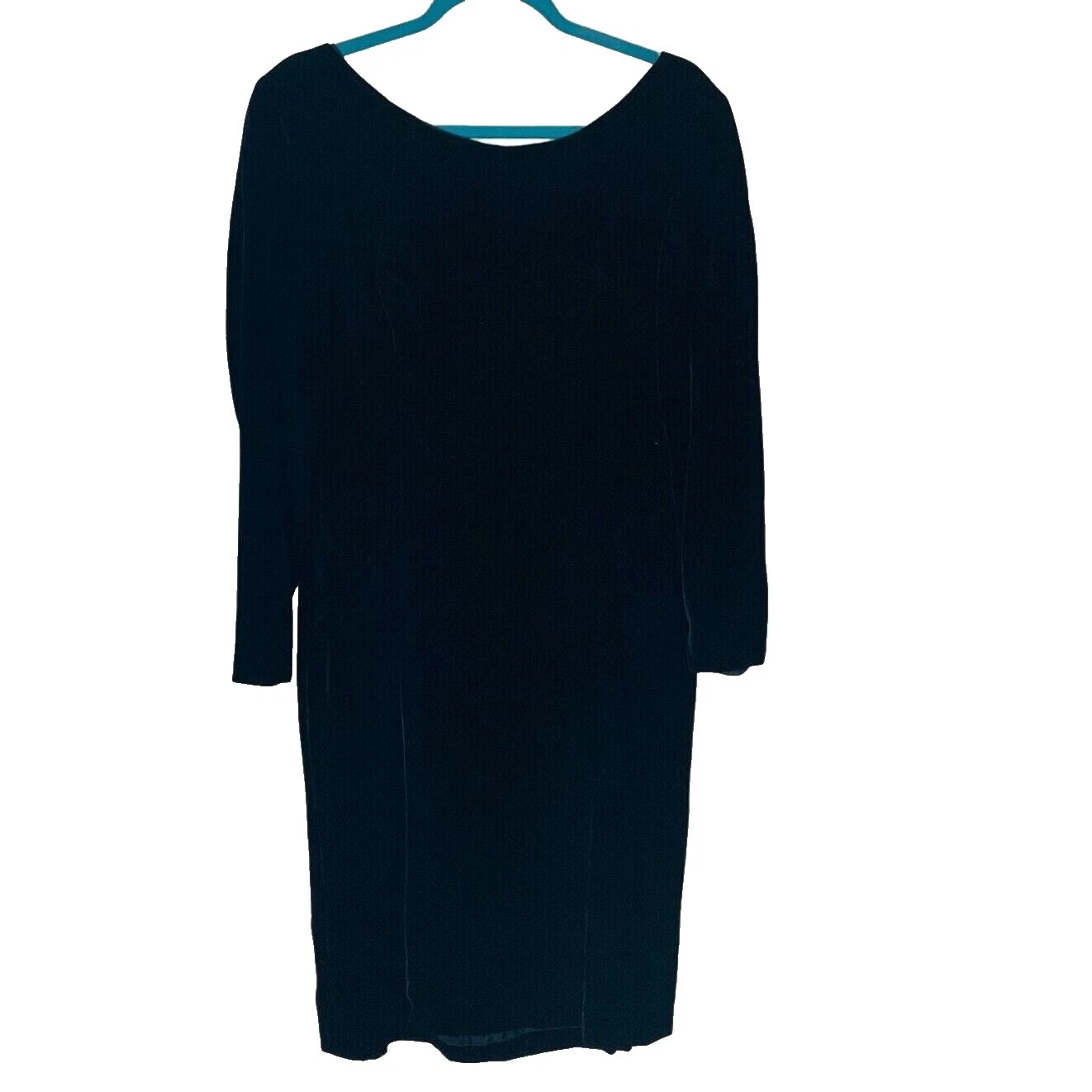 Vestidos de Coquetel de veludo preto vintage para mulheres