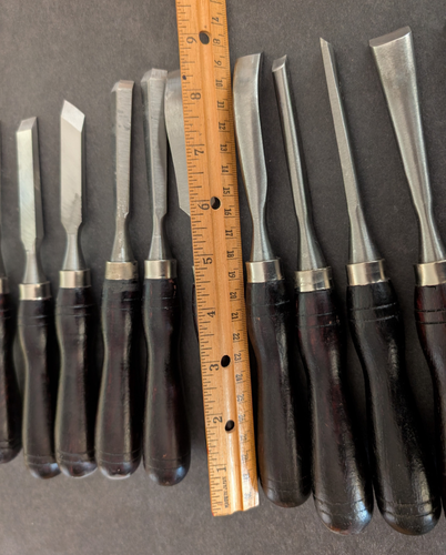 Vintage Wood Carving Gouge Lot of 12 - Picture 12 of 12